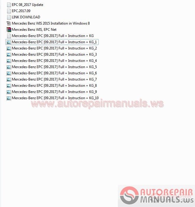 Mercedes Benz EPC 092017 Full Instruction KG0