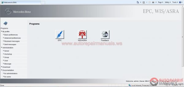 Mercedes Benz WIS ASRA NET 102016 FULL Instruction9