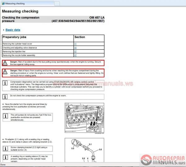 Mercedes OC 500MBC Euro 45 Workshop information6