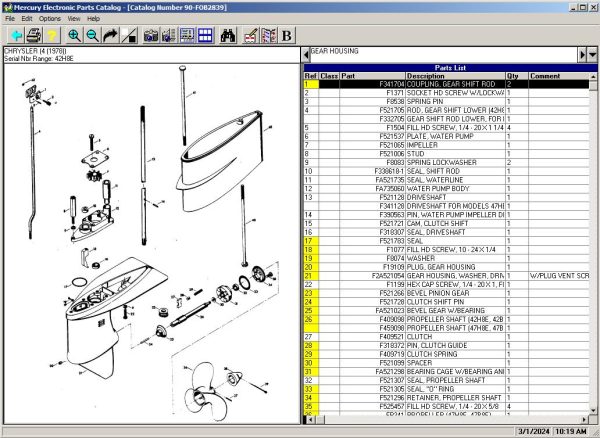 Mercury Spare Parts Catalog v.11.4 04 6