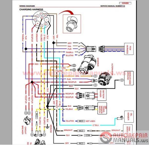Mercury Mercruiser Marine engines Service Manuals CD4