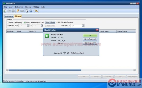 Mitchell Estimating UltraMate v71205 072016 English Full Patch8
