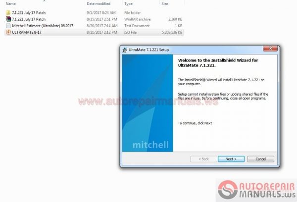 Mitchell Estimating UltraMate v71 102017 Full Patch Instruction3 Copy