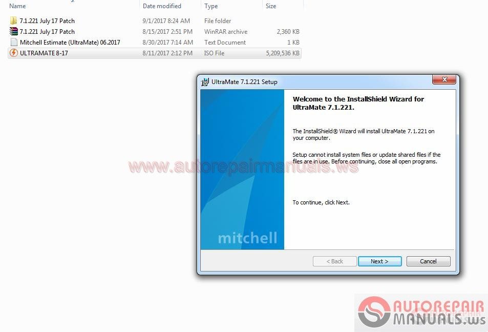 Mitchell Estimating UltraMate v71 102017 Full Patch Instruction3 Copy
