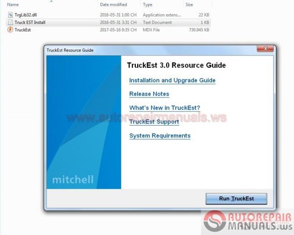 Mitchell TruckEst V301 022017 Instruction2