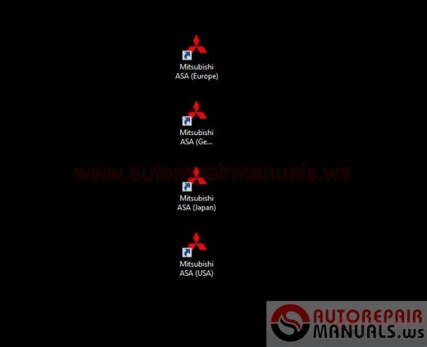 Mitsubishi ASA Europe GExport USA Japan 0220172