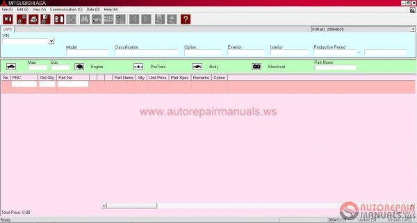 Mitsubishi ASA Europe Spare Parts 1402 082009 Full2