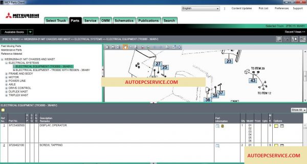 Mitsubishi Fork Lift Trucks MCFE 012018 Full Activated7