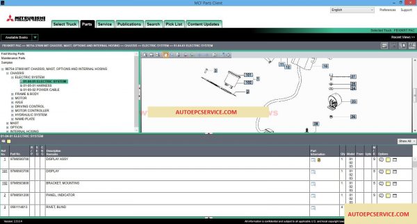 Mitsubishi Lift Trucks MCFE 0620148