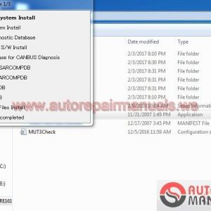 Mitsubishi Mut Iii Pre1706100 Diagnostic Software 0720173 1