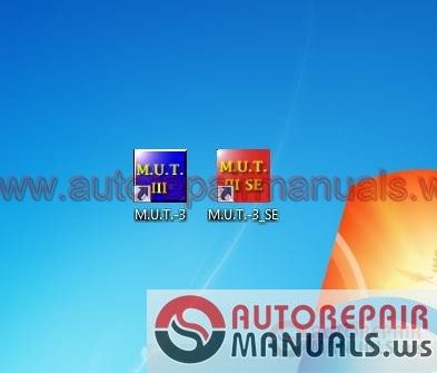 Mitsubishi MUT III PRE1706100 Diagnostic Software 0720176