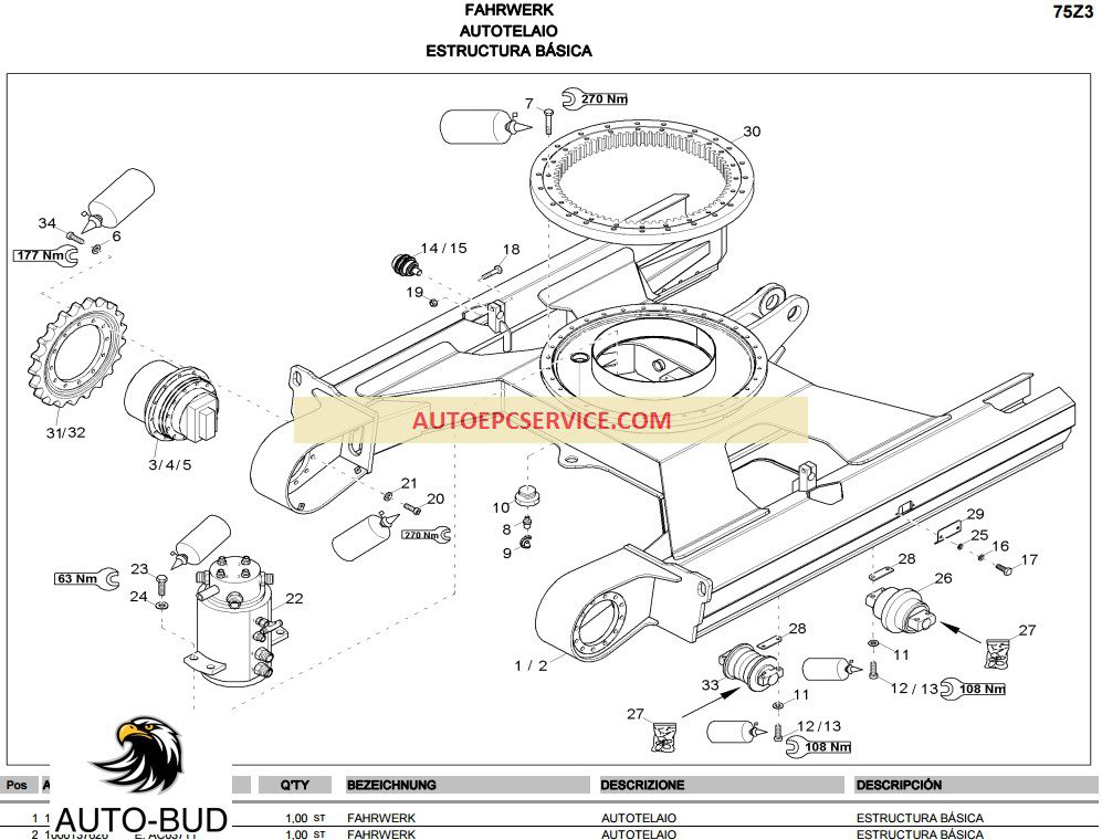 NEUSON 75Z3 Parts Catalog De It 1