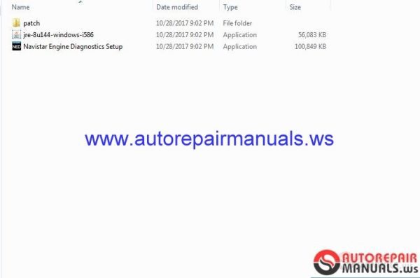 Navistar Engine Diagnostics 2017 Patch1