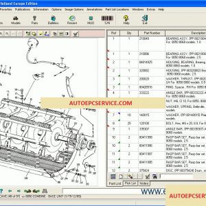 New Holland Agriculture Parts catalogue for historical and past equipament 2