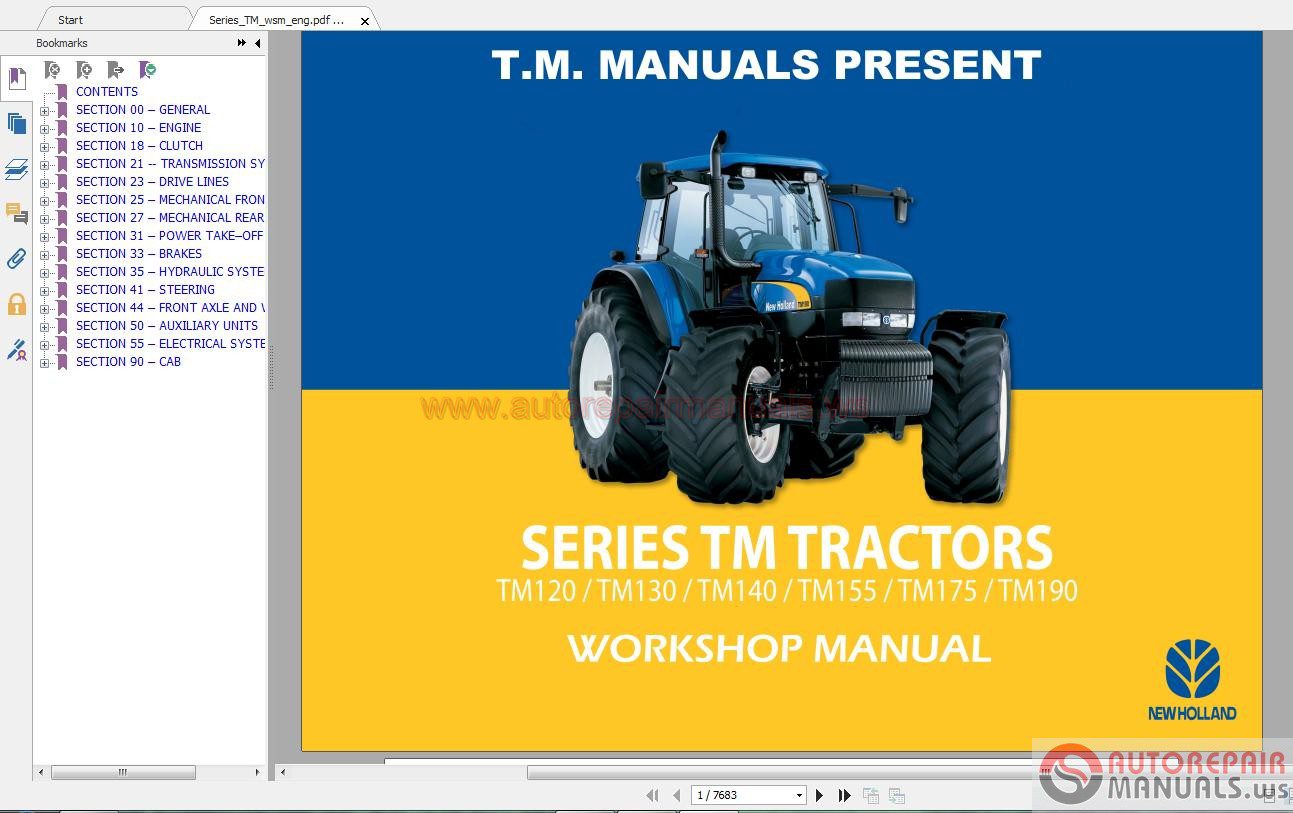 New Holland All Model Full DVD Service Manual 7