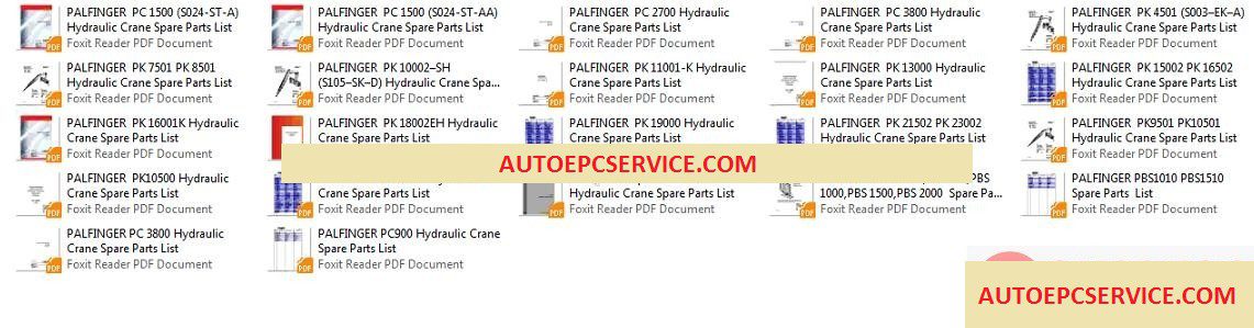 PALFINGER Full Shop Manual DVD1 2