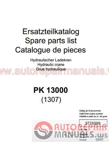 PALFINGER Full Shop Manual DVD5