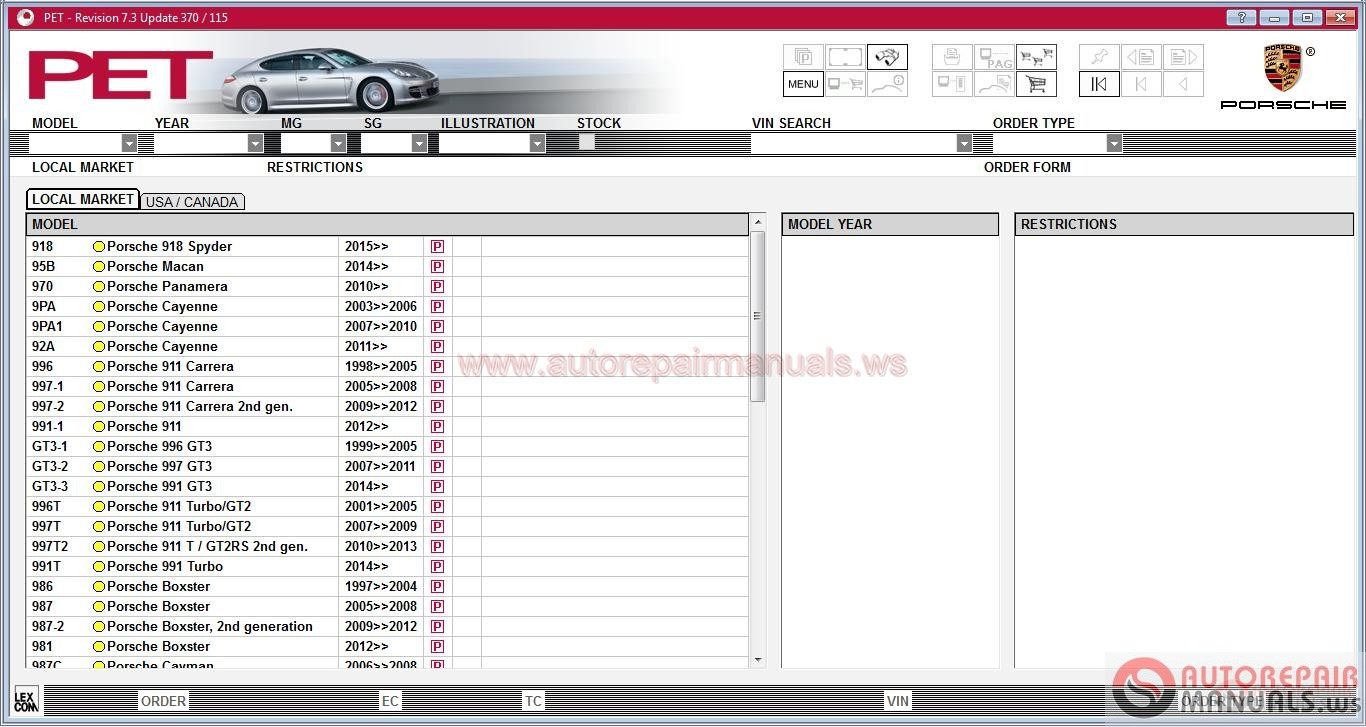 Porsche PET 73 Update 4220 062017 Full Instruction4