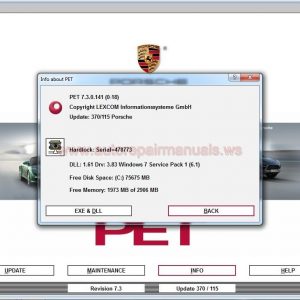 Porsche Pet 73 Update 4260 082017 Full Instruction3