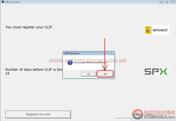 Renault CLiP Registration Step 2 1