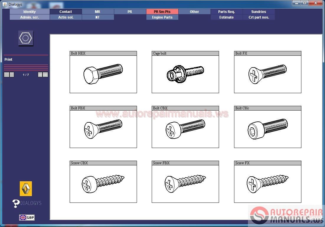 Renault Dialogys v470 012018 Full Spare Parts and Manuals7