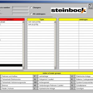 STETI EPC Steinbock Forklifts v3.6 2003 Spare Parts Catalog 1ba59a74ce58cb045