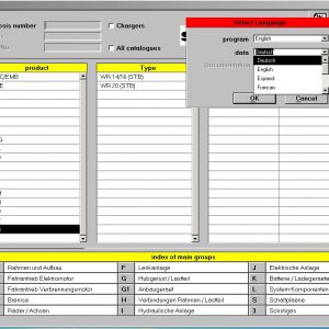 STETI EPC Steinbock Forklifts v3.6 2003 Spare Parts Catalog 49db890f2fd6110ab