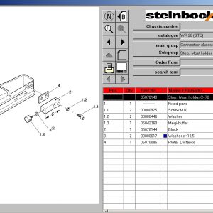 STETI EPC Steinbock Forklifts v3.6 2003 Spare Parts Catalog 54c1e0649c4ca4ff6a