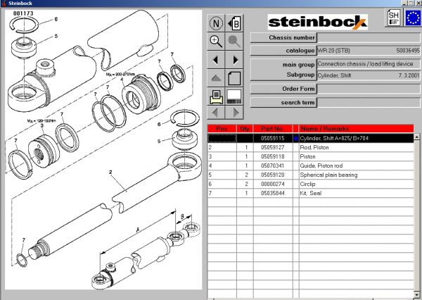 STETI EPC Steinbock Forklifts v3.6 2003 Spare Parts Catalog 6