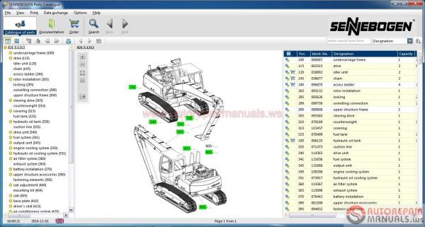 Sennebogen 82151212 Model WorkShop Manual DVD4