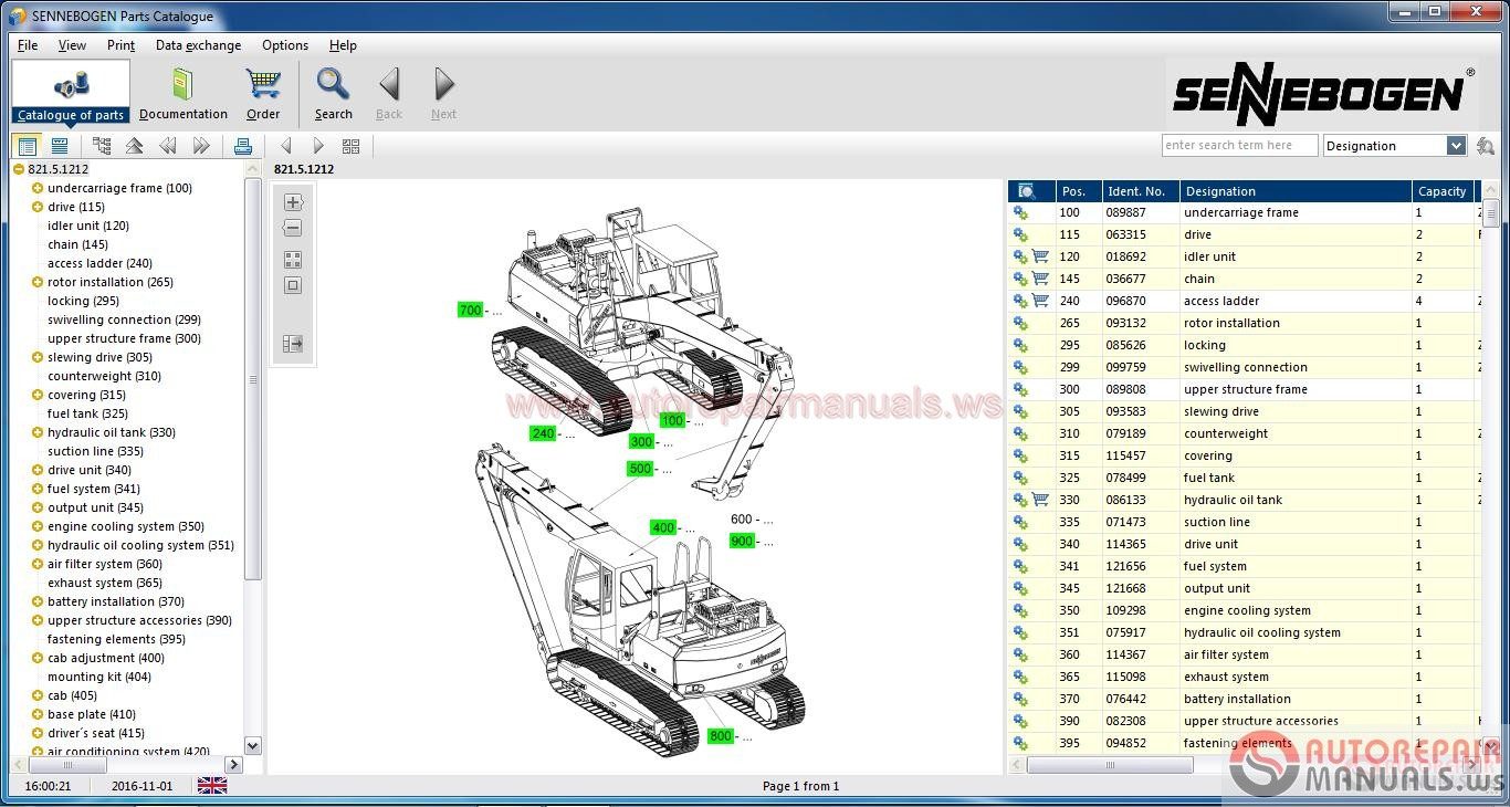 Sennebogen 82151212 Model WorkShop Manual DVD4