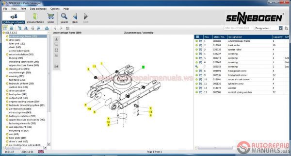 Sennebogen 82151212 Model WorkShop Manual DVD6