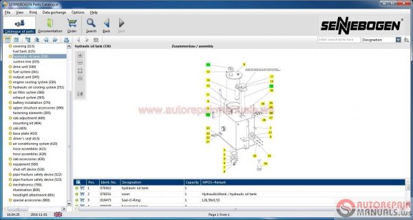 Sennebogen 82151212 Model WorkShop Manual DVD9