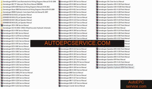 Sennebogen Full Set Manual DVD1qFfLQ