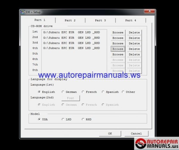 Subaru EPC EUR GEN LHD RHD 012018 Full Instruction4