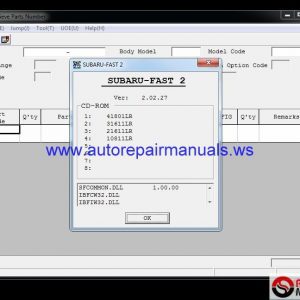 Subaru EPC EUR GEN LHD RHD 012018 Full Instruction6
