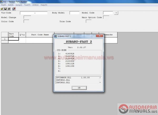 Subaru EPC USA 032017 Full Instruction5