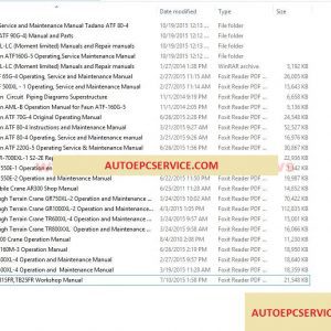 Tadano Cranes Operation Service and Maintenance Manual1