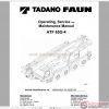 Tadano Mobile Crane Full Shop Manual DVD6