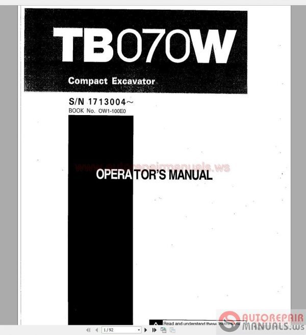 Takeuchi Full Set Manual DVD6