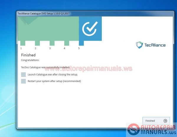 TecDoc CATALOG Alliance Q4 072017 Full Instruction5