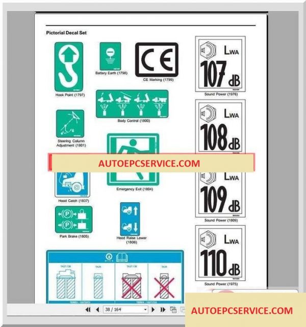 Terex Full Set Shop Manual Operator Manual Parts Manuals Schematic 1 1