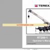 Terex Crane Full Set Manual DVD8