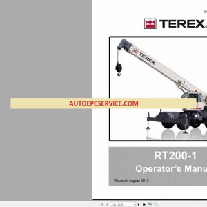 Terex Crane Full Set Manual DVD8