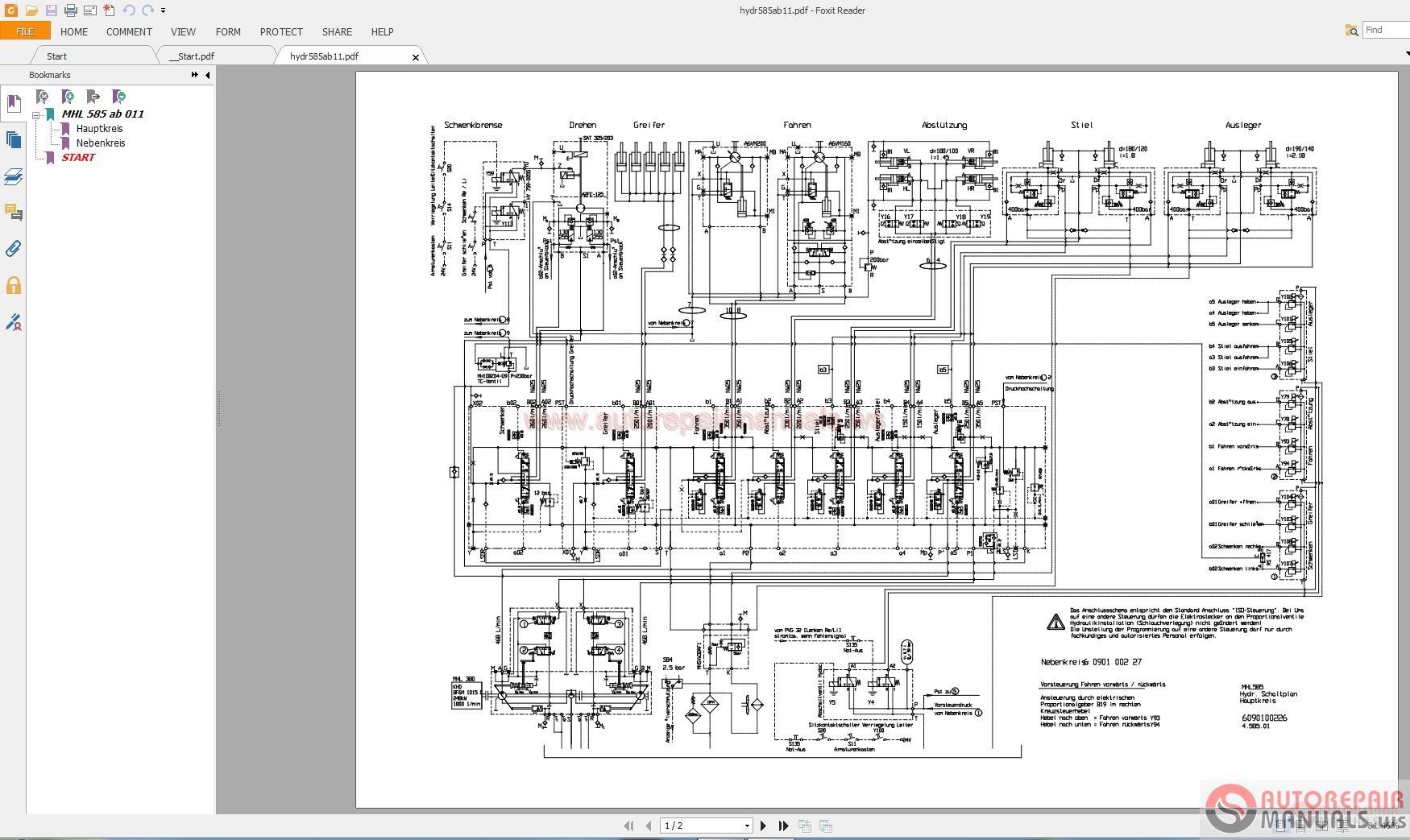 Terex Fuchs Service Manual Diagnostic 022016 DE7