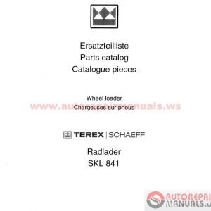 Terex Schaeff All Part Manual6
