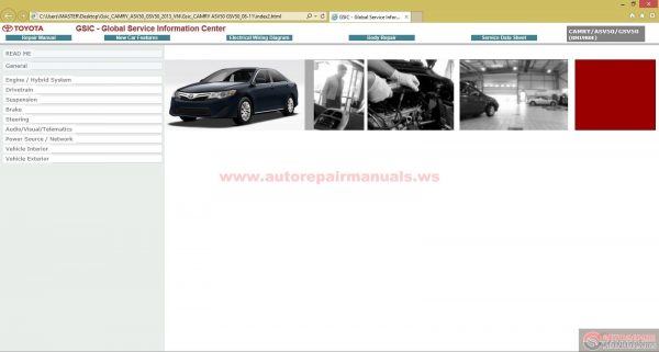 Toyota Camry ASV50GSV50 2013 Workshop Manual1