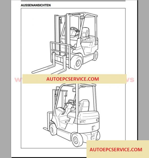 Toyota Forklift Industrial Equipment Repair Manual6 1