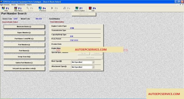 Toyota Industrial Equipment EPC v176 1220123 1