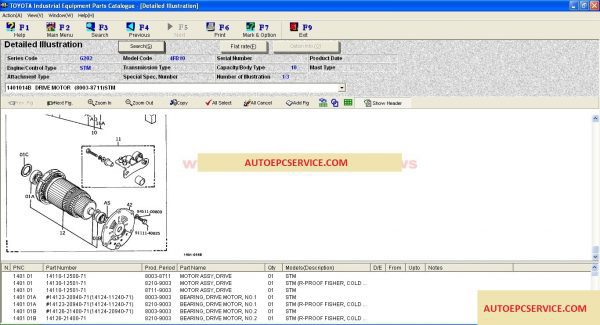 Toyota Industrial Equipment EPC v176 1220125 1